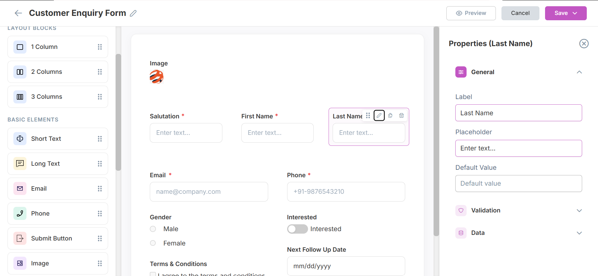 Classic Form Builder